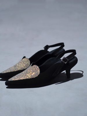 AFORA AURORA EDGE CRYSTAL SLINGBACK PUMP