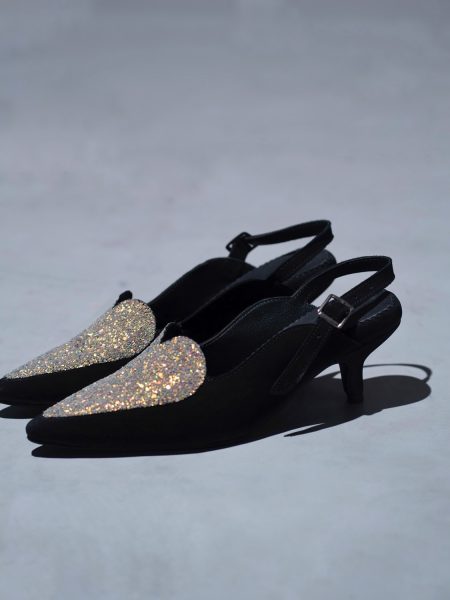 AFORA AURORA EDGE CRYSTAL SLINGBACK PUMP