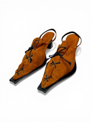AFORA EDA LACE-UP SLINGBACK PUMP