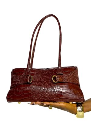 AFORA SENA CROC RING SHOULDER BAG