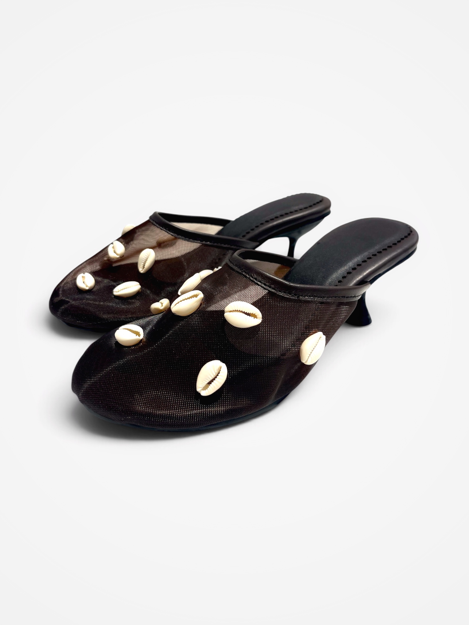 AFORA COWRY VEIL KITTEN MULE - Image 5