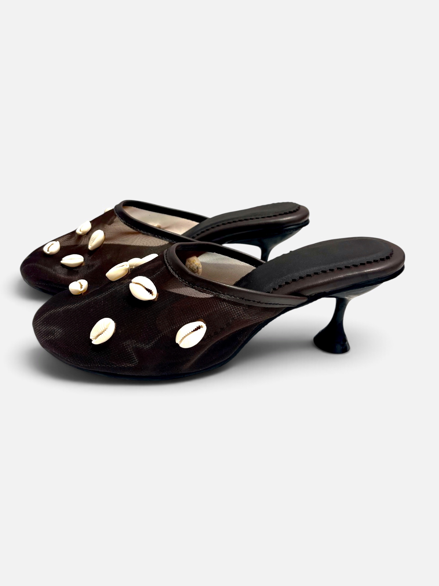 AFORA COWRY VEIL KITTEN MULE - Image 3